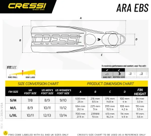 Plavuti Cressi ARA EBS - slika 5