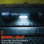 Svetilka NEBO Slyde King 4K - Polnilna - slika 3