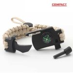 Zapestnica Preživetja z Nožem - Močna Prilagodljiva Vrv