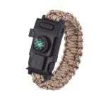 Zapestnica Preživetja z Nožem - Led Lučka/Močna Vrv